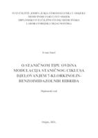 O staničnom tipu ovisna modulacija staničnog ciklusa djelovanjem 7- klorkinolin-benzoimidazolnih hibrida