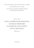 Utjecaj pridruženih simptoma u napadaju migrenske glavobolje na kvalitetu života bolesnika