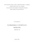 Natrijurija u studenata medicine