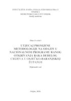 Utjecaj promjene metodologije na odaziv u Nacionalnom programu ranog otkrivanja raka debelog crijeva u Osječko-baranjskoj županiji