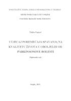 Utjecaj poremećaja spavanja na kvalitetu života u oboljelih od parkinsonove bolesti