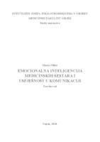 Emocionalna intelgencija medicinskih sestara i uspješnost u komunikaciji