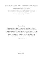 prikaz prve stranice dokumenta Kliničke značajke i dinamika laboratorijskih pokazatelja u bolesnika s adenovirozom