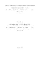 prikaz prve stranice dokumenta Tromboelastometrija - globalni koagulacijski test