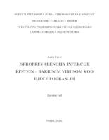 prikaz prve stranice dokumenta Seroprevalencija infekcije Epstein-Barrinim virusom kod djece i odraslih