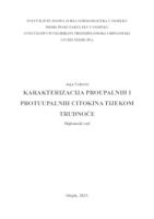 prikaz prve stranice dokumenta Karakterizacija proupalnih i protupalnih citokina tijekom trudnoće