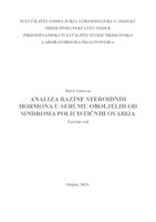 prikaz prve stranice dokumenta Analiza razine steroidnih hormona u serumu oboljelih od sindroma policističnih ovarija