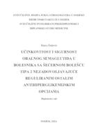 prikaz prve stranice dokumenta Učinkovitost i sigurnost oralnog semaglutida u bolesnika sa šećernom bolešću tipa 2 nezadovoljavajuće reguliranim ostalim antihiperglikemijskom opcijama