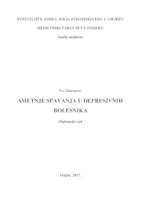 prikaz prve stranice dokumenta Smetnje spavanja u depresivnih bolesnika