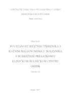 prikaz prve stranice dokumenta Povezanost rizičnih čimbenika s kožnim malignomima u bolesnika s bubrežnim presatkom u Kliničkom bolničkom centru Osijek