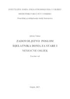 prikaz prve stranice dokumenta Zadovoljstvo poslom djelatnika u Domu za stare i nemoćne Osijek